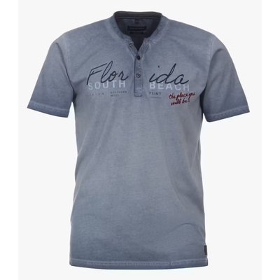 Casa Moda Henley T-Shirt 934059800  Aqua/Petrol